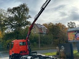 DAF LF 180 Abrollkipper SCHROTTGREIFER KRAN FUNK AHK