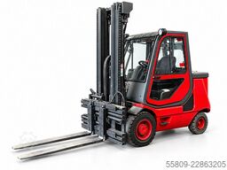 Linde E 35 P // Triplex // Seitenschieber // Zinkenverst