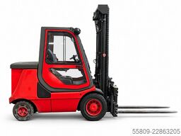 Linde E 35 P // Triplex // Seitenschieber // Zinkenverst