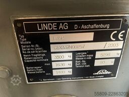 Linde E 35 P // Triplex // Seitenschieber // Zinkenverst