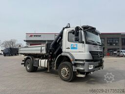 MERCEDES-BENZ Axor 1833 4x4 HAD Dreiseitenkipper mit MGK Kran