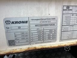 KRONE SD TAUTLINER, EDSCHA-VERDECK,  BPW-ACHSEN, COIL-MULDE