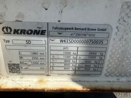 KRONE SD TAUTLINER, EDSCHA-VERDECK, BPW-ACHSEN, COIL-MULDE