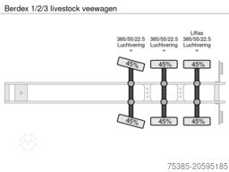 Berdex 1/2/3 livestock veewagen