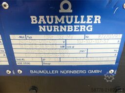 Baumüller GNF 132 MV Motor SN:872701/R1 +  GHT 612/42 Tachogenerator
