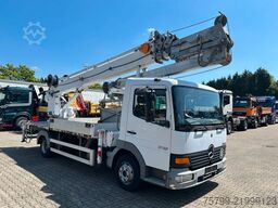 MERCEDES-BENZ 818 +Böcker AK 32-1200 Dachdeckerkran +Seilwinde