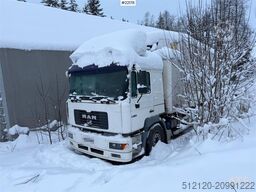 MAN 26.414 chassis med 2 vekselflak – girkasse skiftet