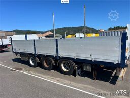 Tyllis 3 axle Flatbed trailer w/ foldable side doors
