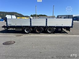 Tyllis 3 axle Flatbed trailer w/ foldable side doors