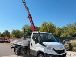 IVECO Daily 72-180 Meiller Kipper Kran 10m FUNK AHK