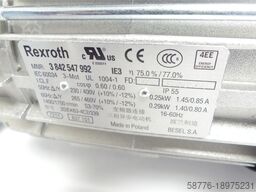 Rexroth 3SIEK63-4C2/339 MNR 3842547992  Getriebe SN: 554B15342151