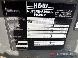 H&W*9,12m Jumbo-Tandem*Durchlade*SAF-Achsen*