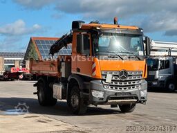 MERCEDES-BENZ Arocs 1833K 4x2 Meiller-DSK mit Hiab Ladekran