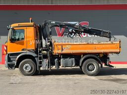 MERCEDES-BENZ Arocs 1833K 4x2 Meiller-DSK mit Hiab Ladekran