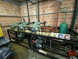 Bitzer Setup total 600m2 cooling