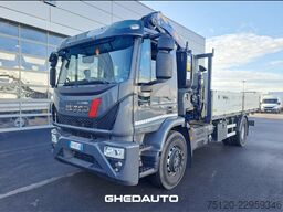 IVECO EUROCARGO 180E28 CON GRU PM E CASSONE FISSO