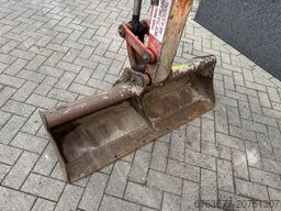 KUBOTA U27-4 minigraver/graafmachine rups 1 bak 2016 Diesel