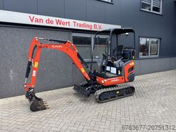 KUBOTA KX019-4 minigraver/graafmachine rups 1 bak 2020 LPG 45UUR Zeer net