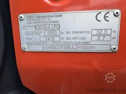KUBOTA KX019-4 minigraver/graafmachine rups 1 bak 2020 LPG 45UUR Zeer net