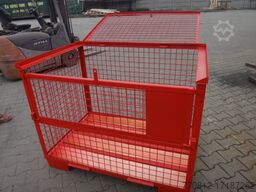 Gitterbox z zamykaną klapą górną Gitterbox mit abschließbarer Deckelklapp