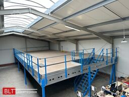 10x15m Lagerbühne , Belastung : 500kg/qm Unterkante: 2,5m ,ca. 150qm Systembühne