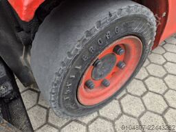 Linde E16C, Triplex, Freelift & Sideshift.