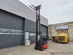 Linde E16C, Triplex, Freelift & Sideshift.