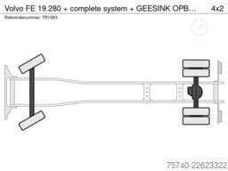 Volvo FE 19.280 + complete system + GEESINK OPBOUW  I...