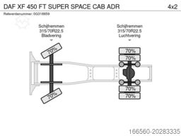 DAF XF 450 FT SUPER SPACE CAB ADR