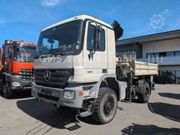 MERCEDES-BENZ Actros 1841 / 4X4 ALLRAD / Kipper+Kran /WENIG KM