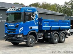 SCANIA R500 XT 6x6 mit Meiler Dreiseiten Kipper