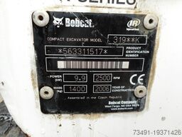 Bobcat 319K mit Verstellfahrwerk