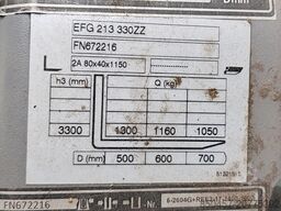 Jungheinrich EFG 213 LI ION 2022y/ 3.3m/ 6883h/ 4v