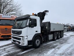 Volvo FM410 8X4 Kipper mit Kran HIAB 244-5