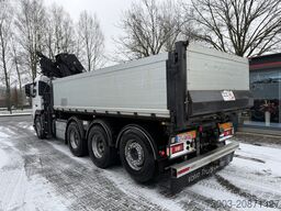 Volvo FM410 8X4 Kipper mit Kran HIAB 244-5