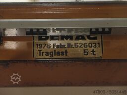 Demag - Portalkran Brückenkran Kran 5to P412 M11 ELK 5000Kg 5t - Spur 13900mm