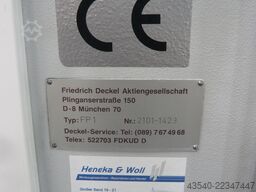 Deckel FP1 CE-Konform