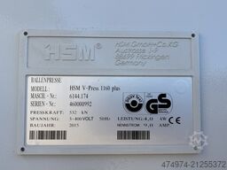 HSM V-Press 1160 Plus 2015