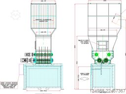Decoval 4-shaft shredder
