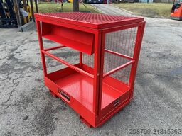 RR Industrie Arbeitskorb RAK, RAL 3000 feuerrot