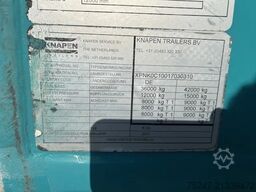 Knapen Trailers K100 - 92m3 Liftachse HDI