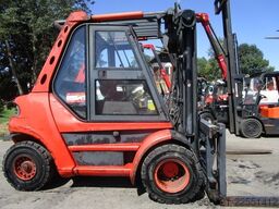 Linde H80D-02 Zinkenversteller + Duplex-Freisichtmast