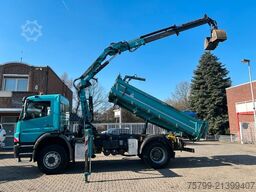 MERCEDES-BENZ 1829 Axor MEILLER 3Skipper + AK 120.2E Kran