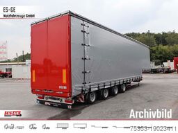 ES-GE 4-Achs-Satteltieflader mit Curtainsider-Aufbau