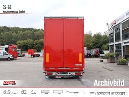 ES-GE 4-Achs-Satteltieflader mit Curtainsider-Aufbau