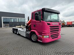 Scania G410 8x4 Haaksysteem / kraan Euro 6 Retarder