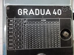 Webo Gradua 40 Säulenbohrmaschine Bohrmaschine + Spanntisch 380V