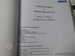 ABUS Hallenkran Brückenkran Kran ELV 3,2 NL 3200Kg Portalkran Kran 8248mm 12Std