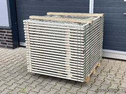 1200 x 1100 mm/ Materialfarbe: ähnl. beige/ Maschenweite außen 93x53mm