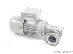  HEW / Miksch RF71L/4-B4 Motor SN:549765 mit Miksch RMI40F1 Winkelgetriebe